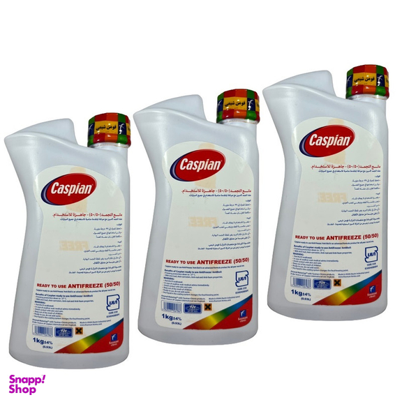 ضدیخ کاسپین مدل AM 11L 50/50 وزن 1 کیلوگرم مجموعه 3 عددی