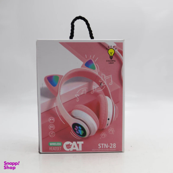 هدست بی سیم مدل گربه ای کد YPPK-STN-28