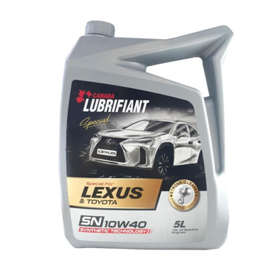 روغن موتور خودرو لوبریفنت کانادا مدل SN 10W-40 lexus حجم 5 لیتر