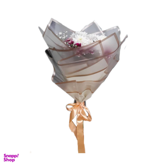 دسته گل طبیعی نارگل مدل داوودی کد 02