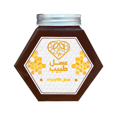 عسل گاوپونه طبیب وزن ۱ کیلوگرم