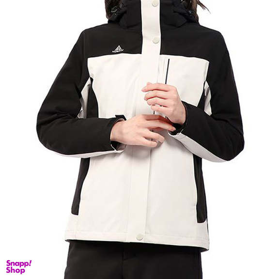 کاپشن دوپوش زنانه هامتو مدل 26C960B رنگ مشکی کرم