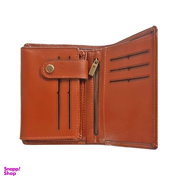 کیف پول نیم کتی چرم طبیعی کد 508