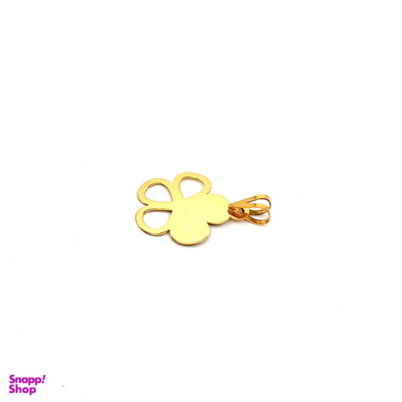 آویز طلا 18 عیار زنانه طرح گل کد 1006