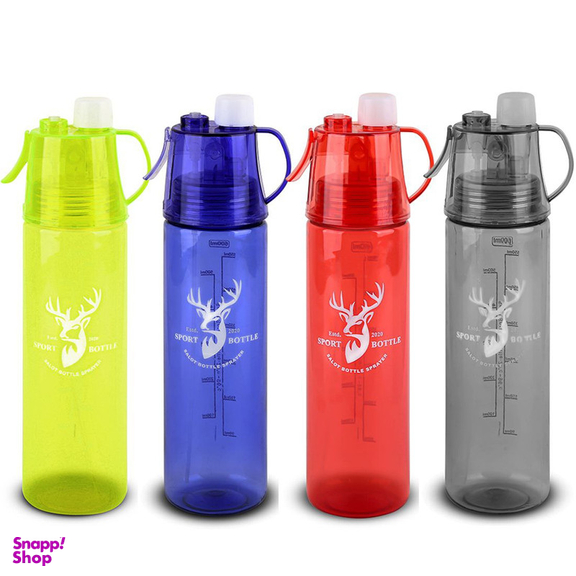 قمقمه دوچرخه مدل اسپری دار گنجایش 0.6 لیتر