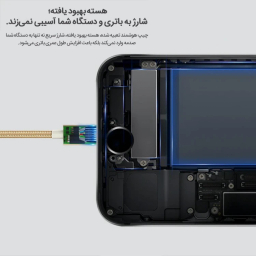 کابل شارژ USB به Type-C/Lightning روموس مدل CB21A طول 1.5 متر