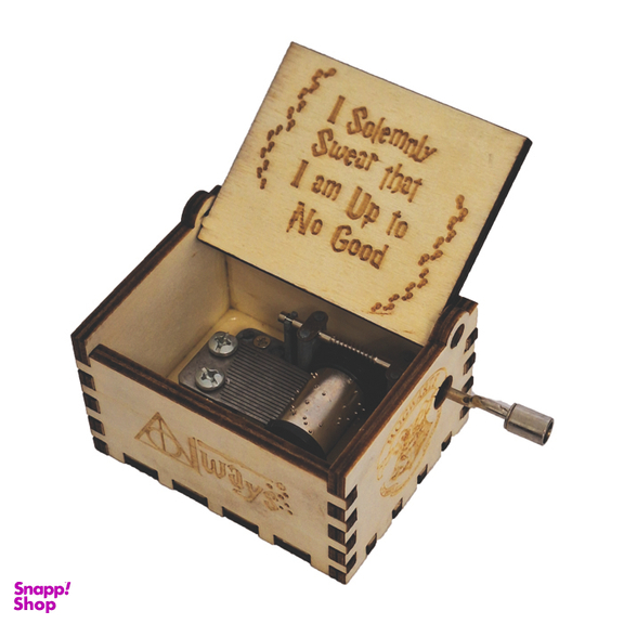 جعبه موزیکال چوبی مدل HARRY POTTER