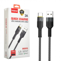 کابل تبدیل USB به Type-C هیسکا مدل LX-305C طول 2 متر