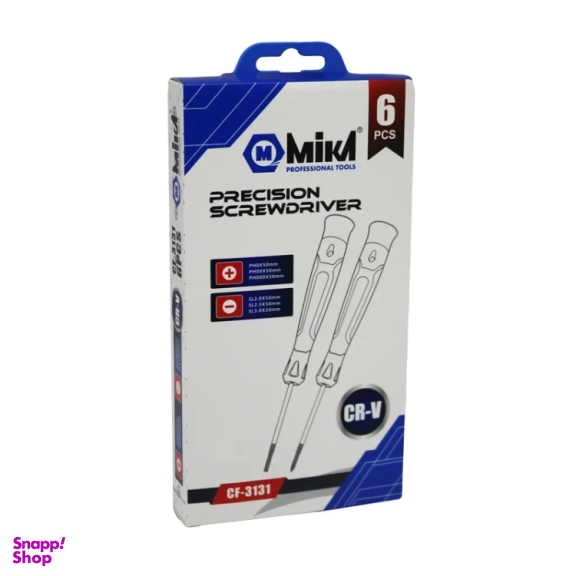 پیچ گوشتی موبایلی میکا مدل YP-CF-3131-6PCS مجموعه 6 عددی