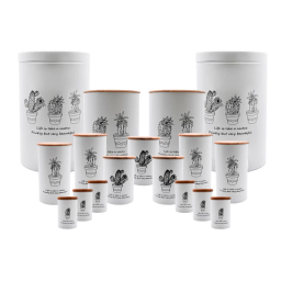 سرویس آشپزخانه 18 پارچه مدل کاکتوس کد 1854