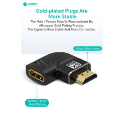 مبدل HDMI کوتتسی مدل 87605 نوع L-TYPE