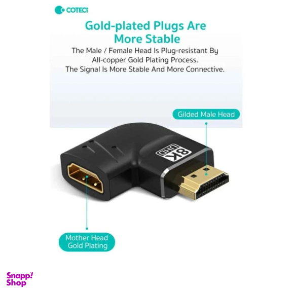 مبدل HDMI کوتتسی مدل 87605 نوع L-TYPE