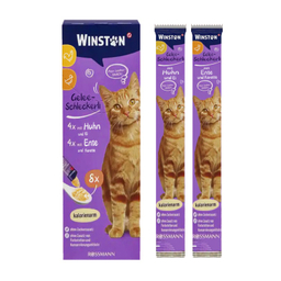 بستنی گربه وینستون طعم مرغ و تخم مرغ وزن 15 گرم