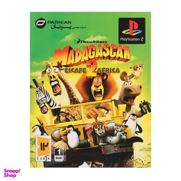بازی پلی استیشن MADAGASCAR ESCAPE 2 AFRICA نشر پرنیان