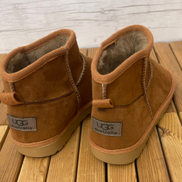 نیم بوت زنانه طرح آگ کوتاه رنگ عسلی