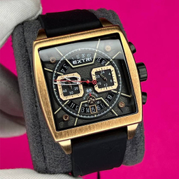 ساعت عقربه ای مردانه اکستری کد X6076-J مشکی رزگلد