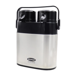 فلاسک ریور مدل دوقلو کد YP-ESTIL-8605 حجم 1.3 لیتر