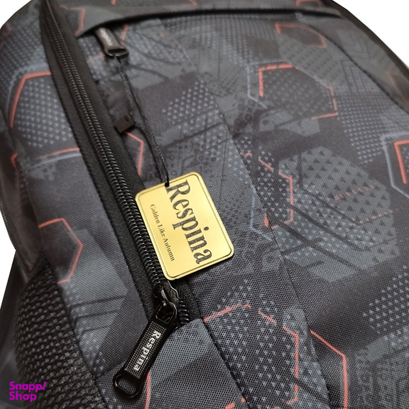 کیف مدرسه رسپینا اسپرت طرح شش ضلعی مدل hexagon با جامدادی