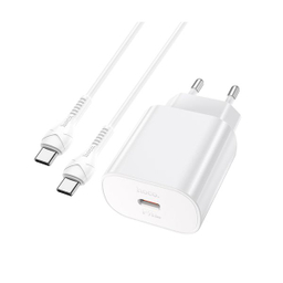 شارژر دیواری هوکو مدل N22 PD 25W به همراه کابل تبدیل USB-C