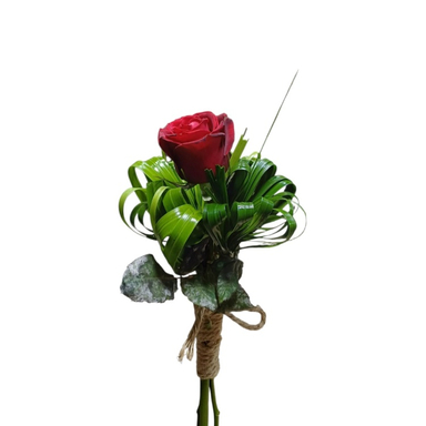 تک شاخه گل رز هلندی قرمز کد 61