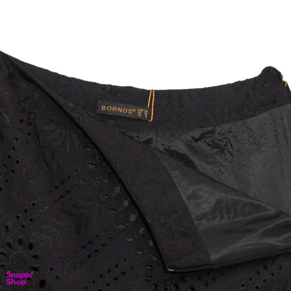 دامن زنانه برنس مدل نورهان رنگ مشکی