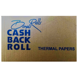 رول کاغذ حرارتی کش بک پشت چاپ مدل 8mm کد 1404003 بسته 84 عددی