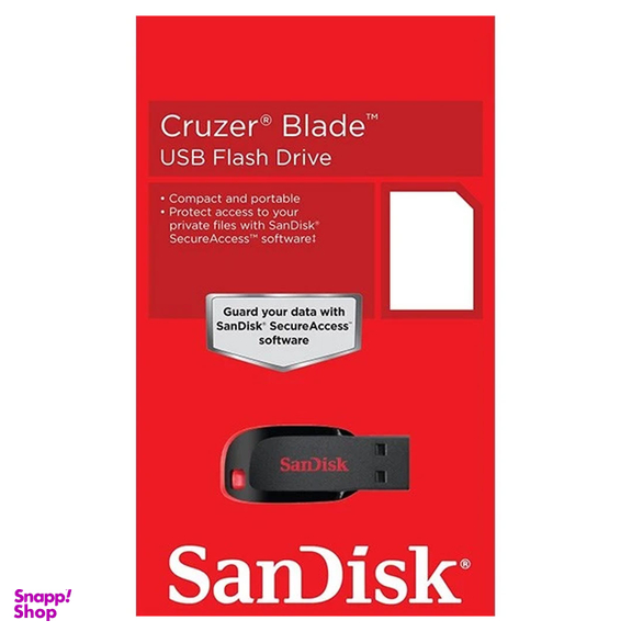 فلش مموری سن دیسک مدل Cruzer Blade ظرفیت 64 گیگابایت