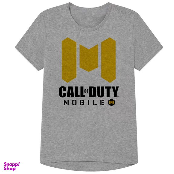 تیشرت پسرانه مدل CALL OF DUTY کد B6 رنگ طوسی