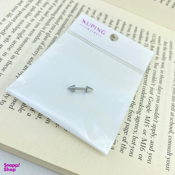 پیرسینگ گوش زنانه ژوپینگ مدل P4079 رنگ نقره ای
