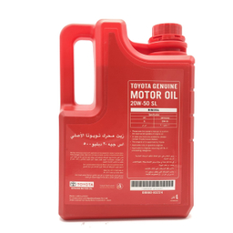 روغن موتور خودرو جنیون پارتس تویوتا مدل 20W50 SL حجم 4 لیتر