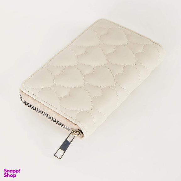 کیف پول زنانه دفکتو طرح دوخت قلبی برجسته