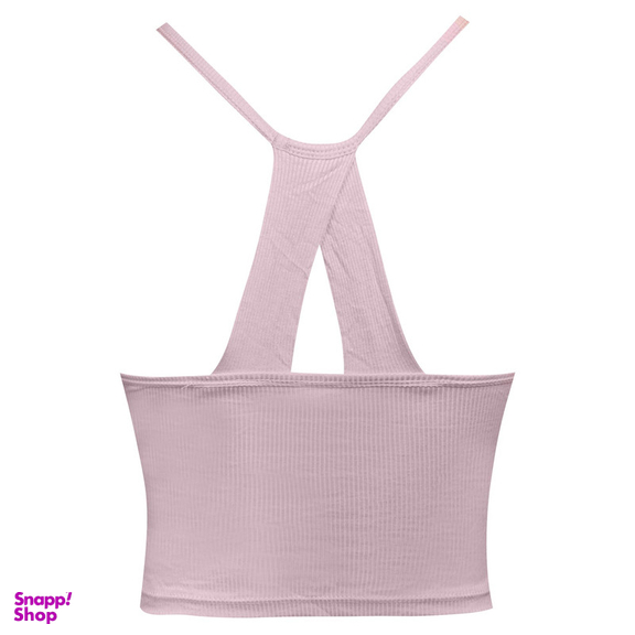 کراپ تاپ زنانه ماییلدا مدل پد ثابت کد 5258-241 رنگ یاسی