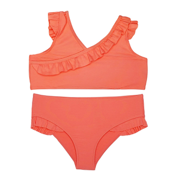 ست 2 تکه مایو دخترانه پیریمارک مدل 6755 رنگ نارنجی