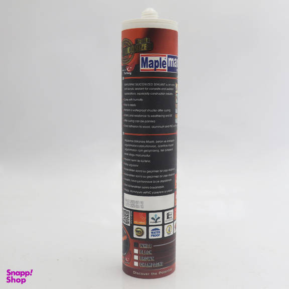 چسب سیلیکون مپل مکس مدل ماستیک کد YP-TURKEY-0450GR وزن 450 گرم