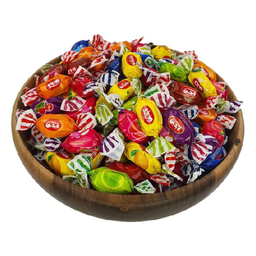 تافی مغزدار میوه ای خامه ای چیچک وزن 900 گرم