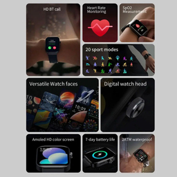 ساعت هوشمند میبرو مدل SmartWatch T1