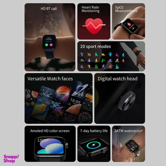 ساعت هوشمند میبرو مدل SmartWatch T1