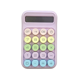 ماشین حساب فانتزی مدل مینیمال طرح رنگی رنگی