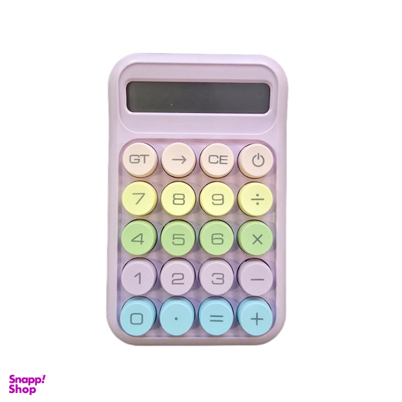 ماشین حساب فانتزی مدل مینیمال طرح رنگی رنگی