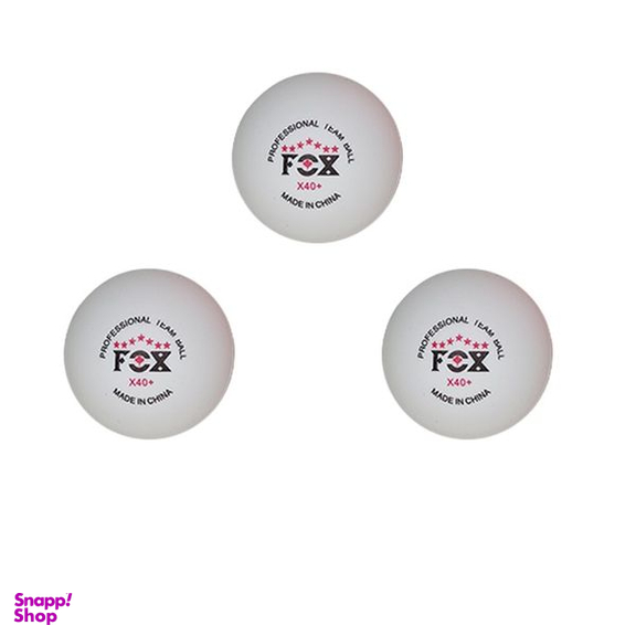 توپ پینگ پنگ فاکس مدل هفت ستاره بسته ۳ عددی