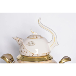 قوری و سماور گازی کروپ ست مدل ساحر کد 700101 گنجایش 6 لیتر