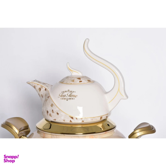 قوری و سماور گازی کروپ ست مدل ساحر کد 700101 گنجایش 6 لیتر