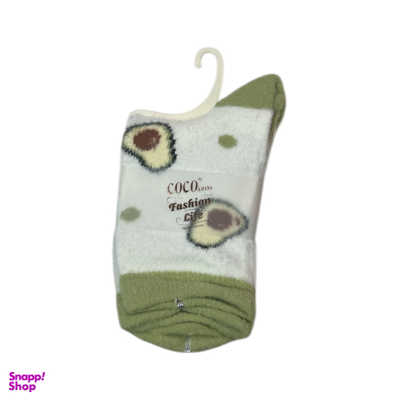 جوراب زنانه کوکو اند هانا طرح آووکادو کد Cooco-33