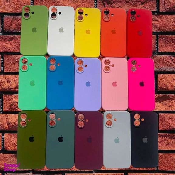 کاور گوشی موبایل مدل سیلیکونی پاک کنی کد ORG مناسب اپل iPhone 16