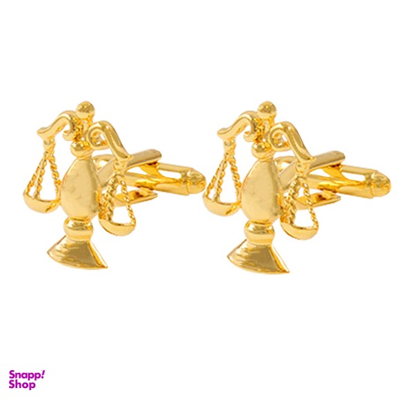 دکمه سردست مردانه زرکات طرح ترازو عدالت مدل C133