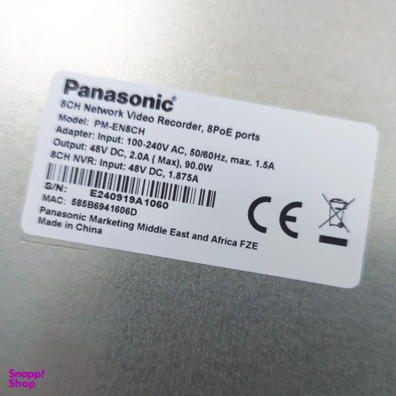 دستگاه NVR پاناسونیک مدل PM-EN8CH