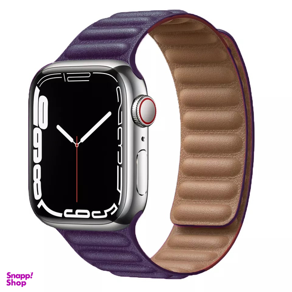 بند گرین مدل Leather Magnets مناسب برای اپل واچ 42/44/45/49 میلی متری