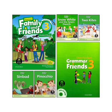 کتاب Family and Friends 3 اثر جمعی از نویسندگان انتشارات الوندپویان 6 جلدی