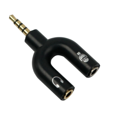 مبدل 1 به 2 انتقال صدا Jack 3.5mm دیتالایف مدل V8