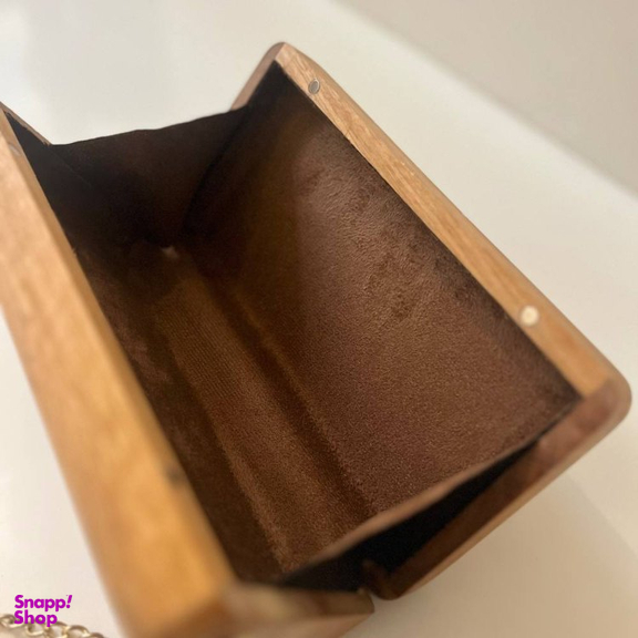 کیف دستی زنانه مدل چوبی کد TK